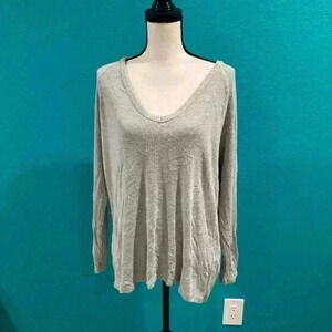 Brandy Melville grey long sleeve top
